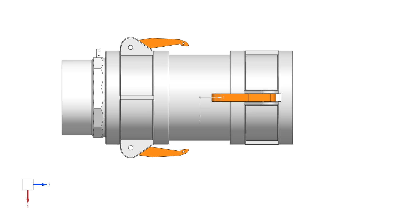 DN100长300mmA型接头套装 A连接部件